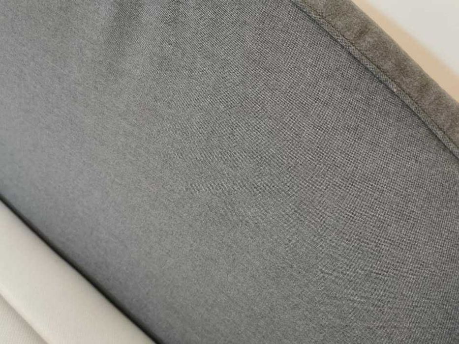 IKEA łóżko tapicerowane Hauga 140x200 cm z szufladami i materacem