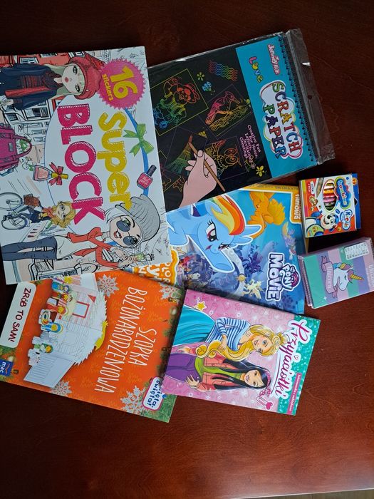 Nowe Kolorowanki kolorowanka książka zestaw  komplet