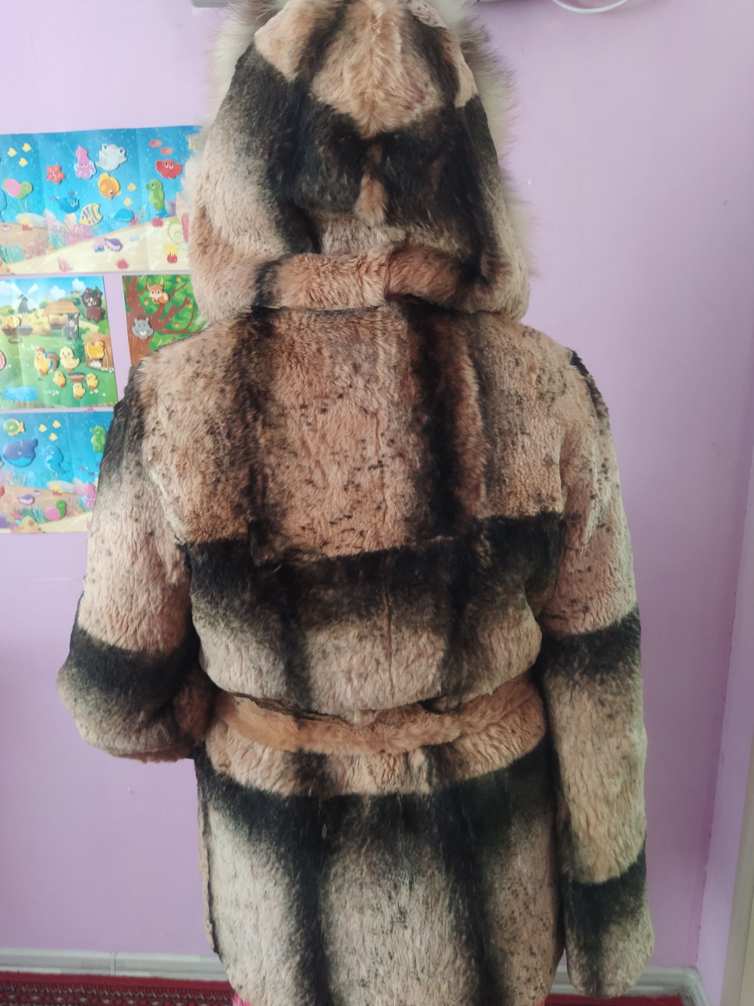 Дублянки мутон з капюшоном