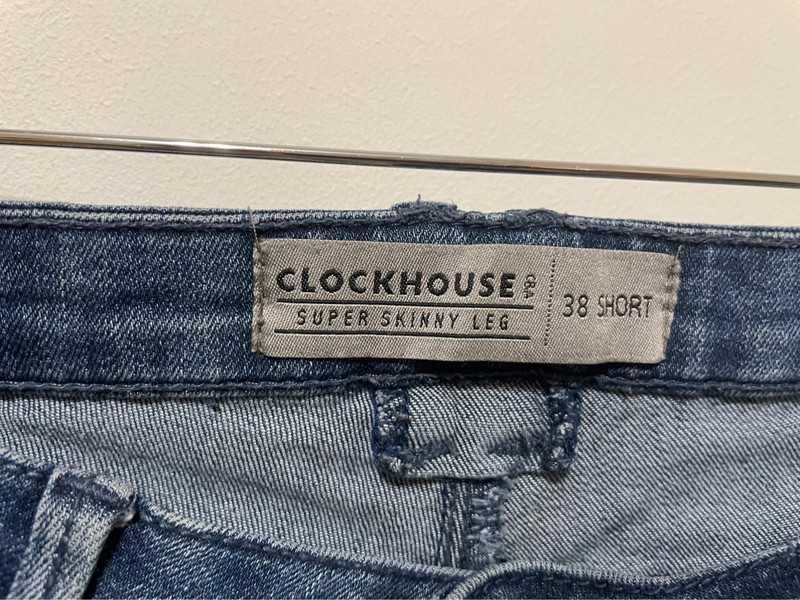 C&A Clockhouse super skinny leg jeansy rozm. 38 short