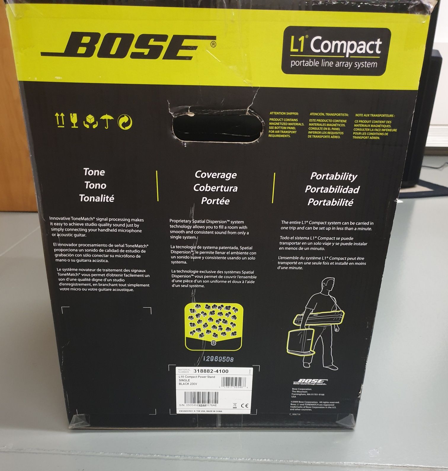 Bose L1 Compact - Sistema de Som compacto