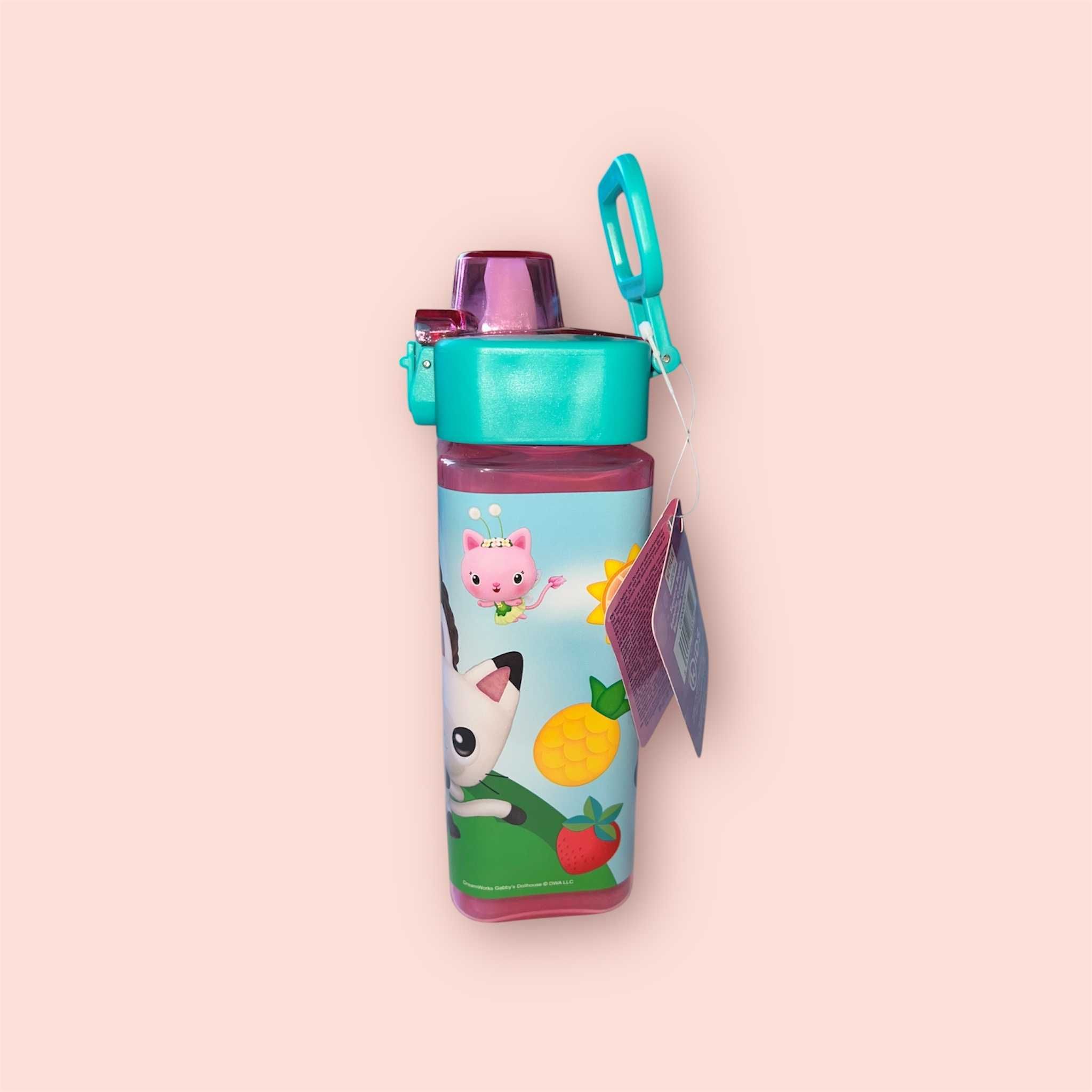 Butelka Kwadratowy bidon Koci Domek Gabii 500 ml