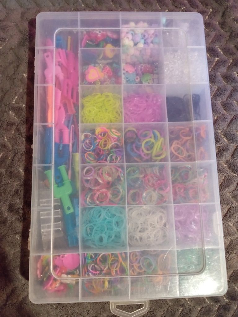 Набор резинок rainbow loom