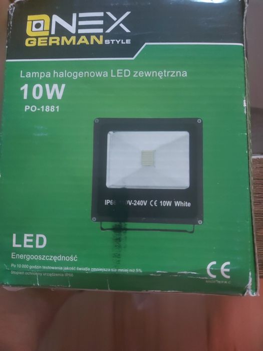 Lampa led 10W zewnetrzna