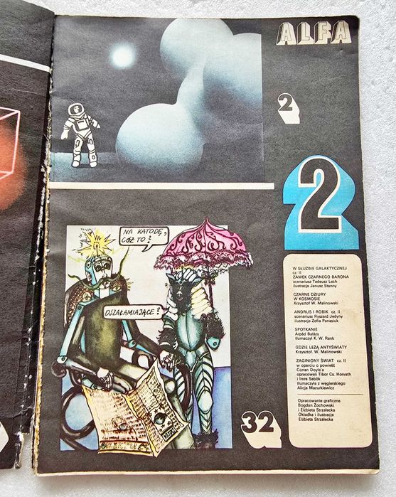 ALFA 2 komiks fantastyka 1976
