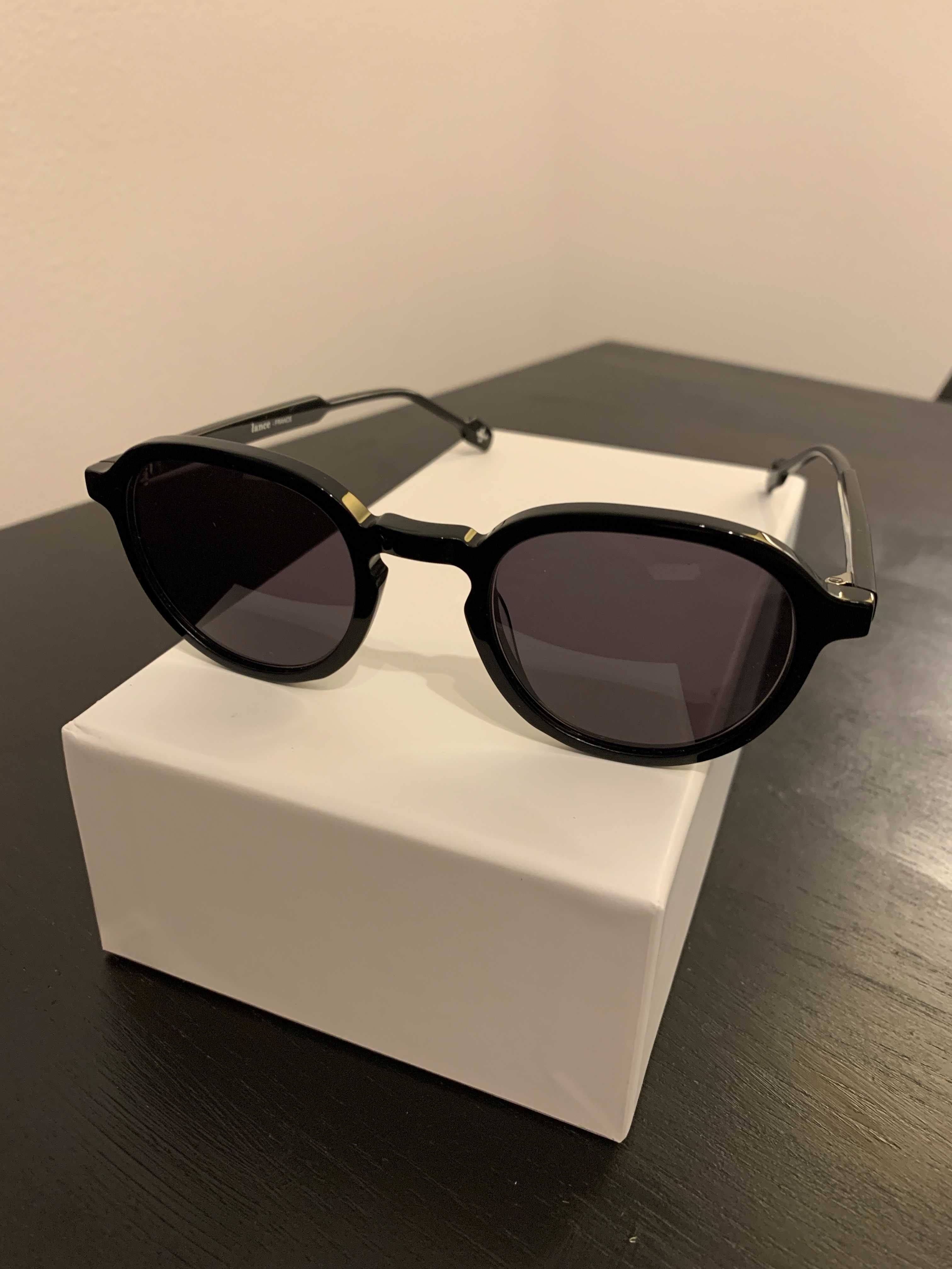 Óculos de Sol Lance Glasses Paris S. Black Pretos Unisexo Envio Grátis