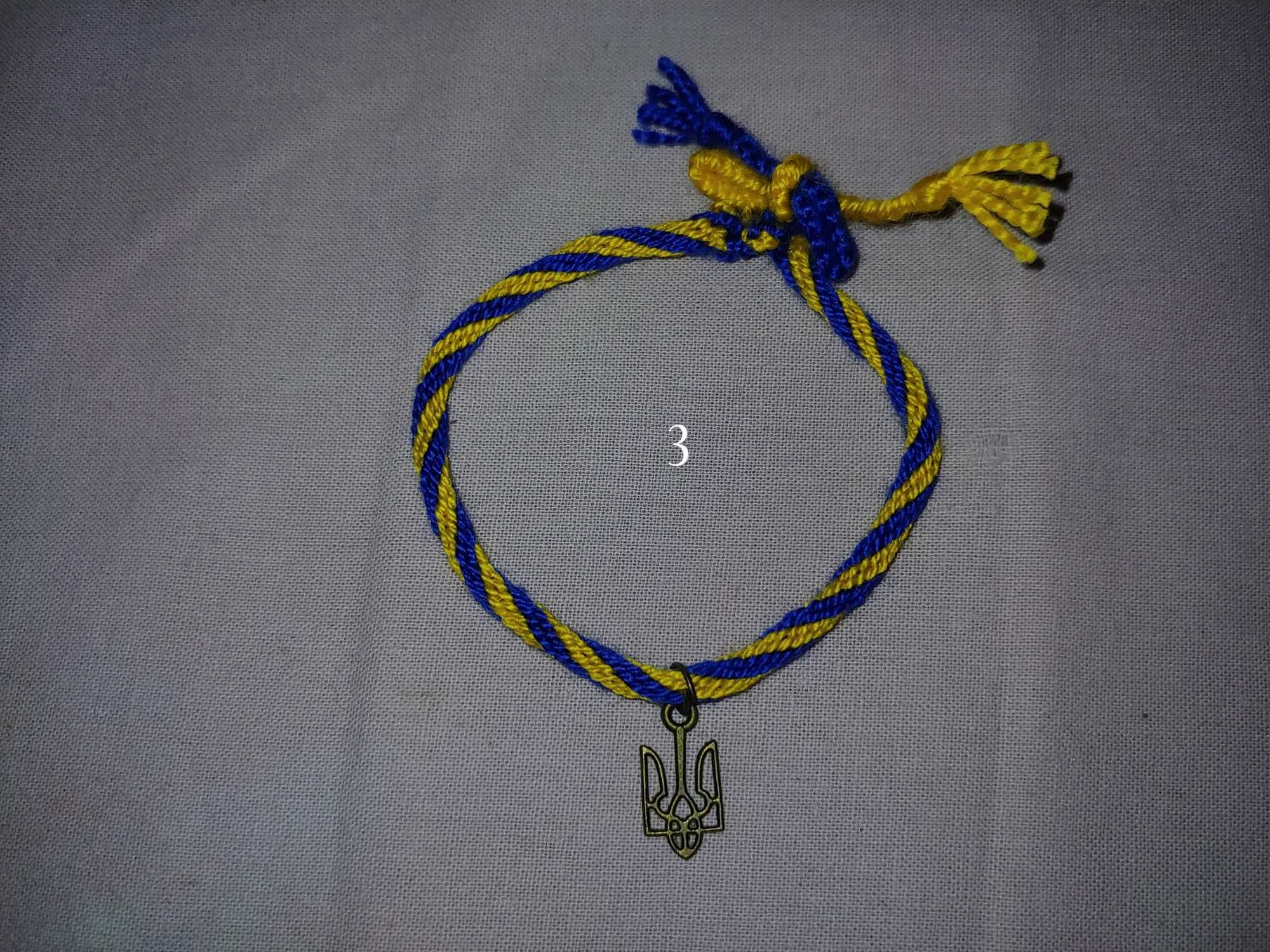Фенечки браслеты паракорд патриотичные Украина 19 [цена за шт]