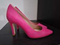 SAPATOS em pele TAM.38 Fucsia