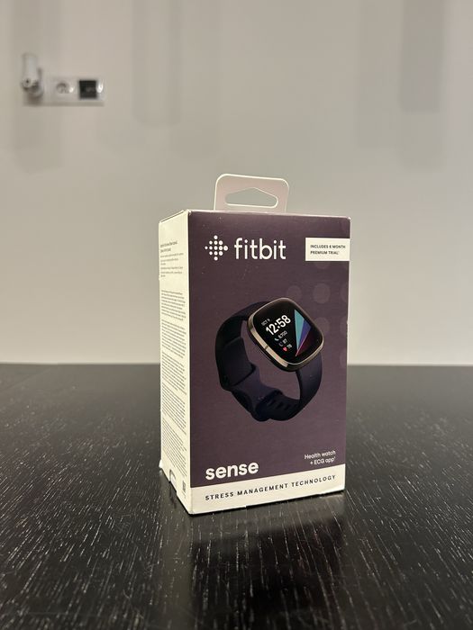 Fitbit Sense Advanced Smartwatch Monitoruj Zdrowie Serca Idealny Stan