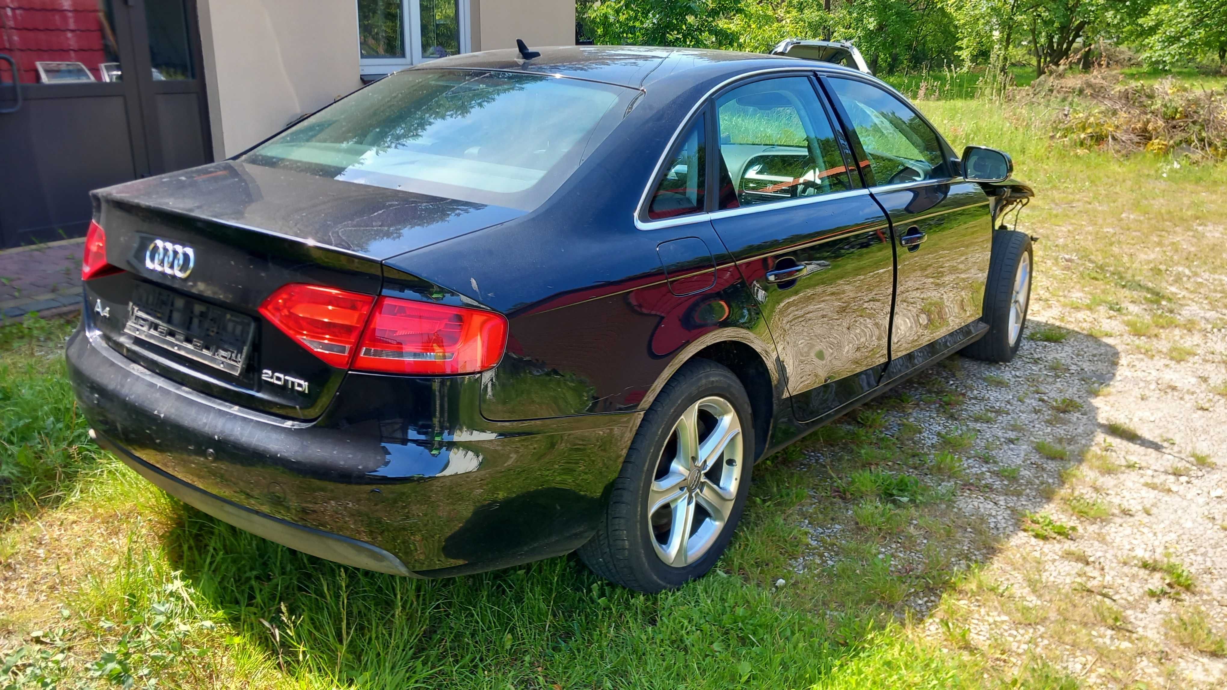 Audi A4 B8 2.0 TDI - silnik + wtryski bez osprzętu, kod silnika: CAGA