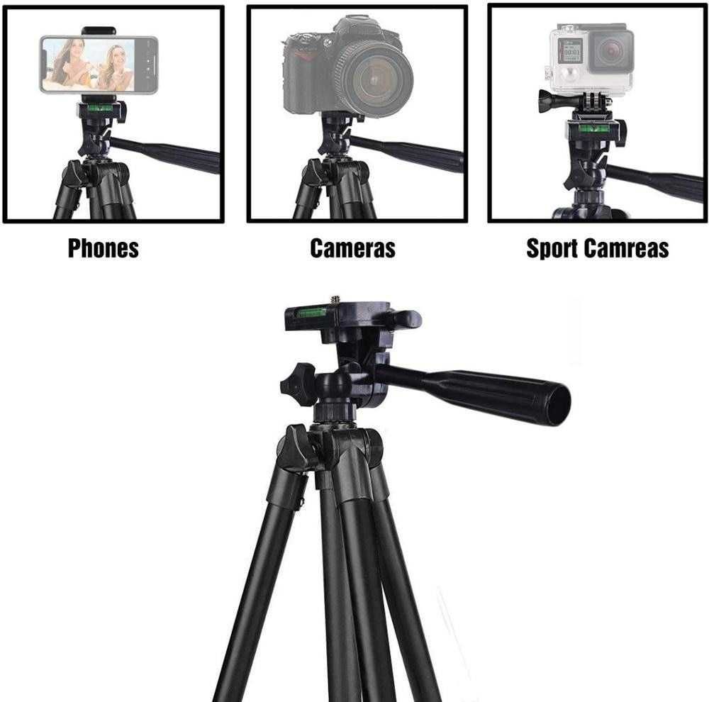 PORTES GRATIS - Tripé com bluetooth para câmera ou smartphone