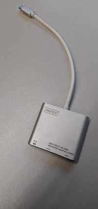 Переходник Type-C to HDMI / USB 3.0 / Type-C DIGITUS