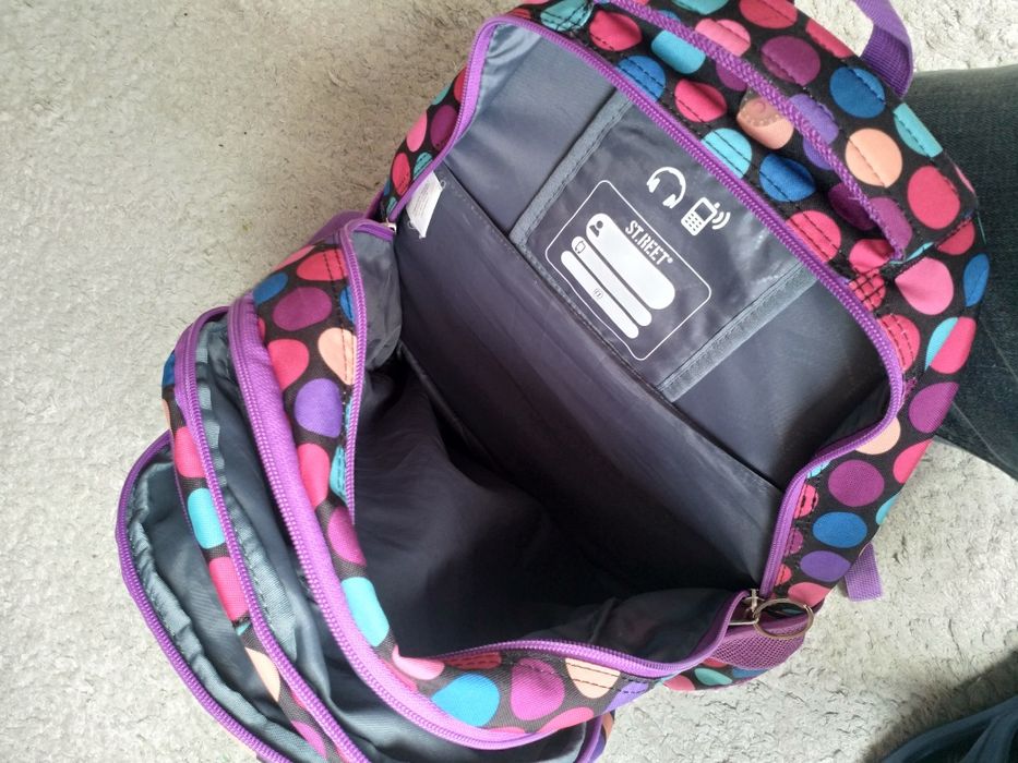 Plecak szkolny dziewczęcy