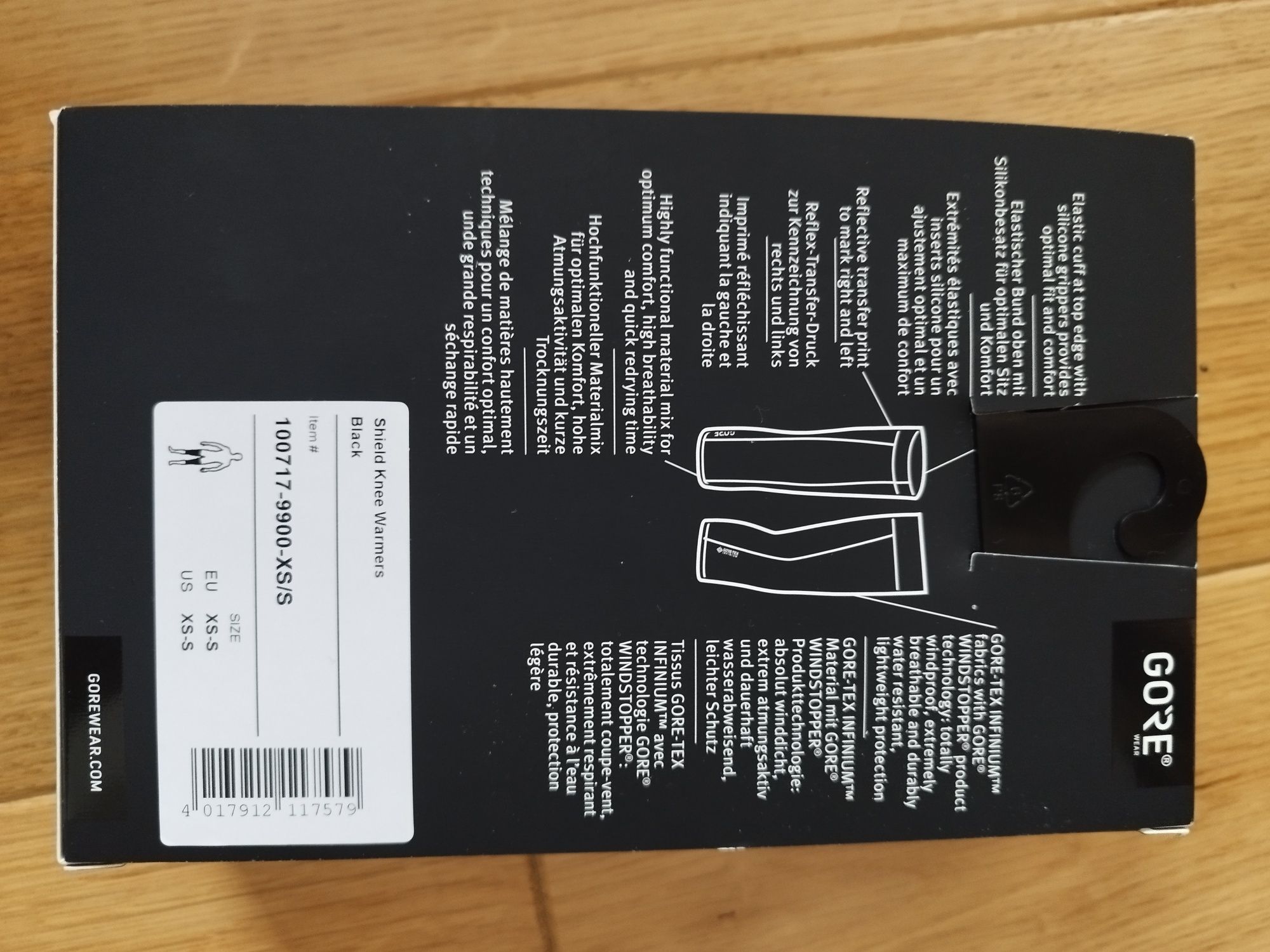 Nogawki kolarskie / Nakolanniki GORE, z Goretex, nowe, z metkami, na r