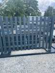 Przęsło ogrodzeniowe żaluzjowe palisadowa zakryte 1,5 m x 2 m 150x200