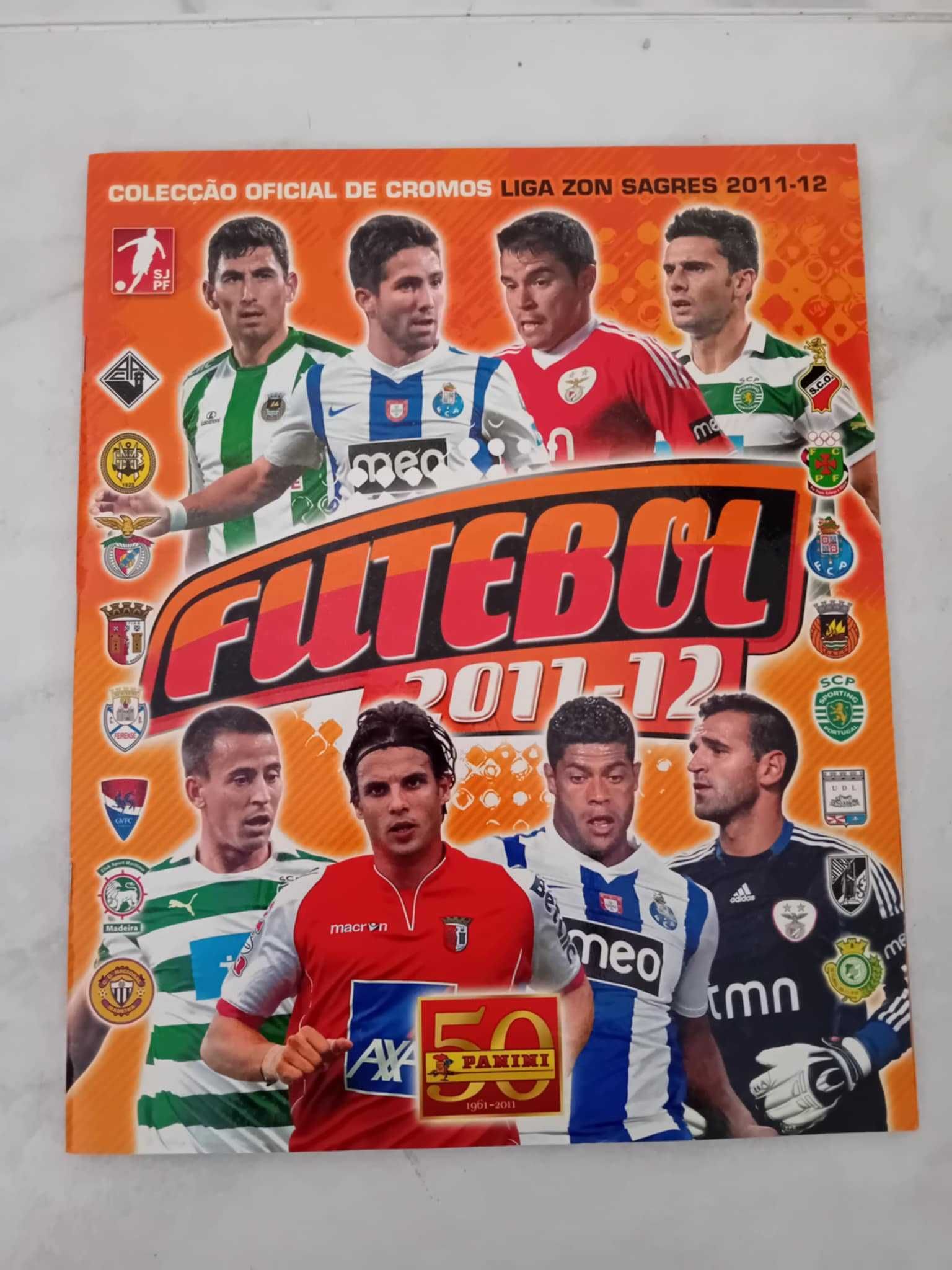Caderneta Futebol Liga Zon Sagres 2011-12 c/ cromos