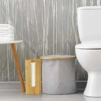 2R129 -60% stojak na papier toaletowy łazienkowy bambus boho
