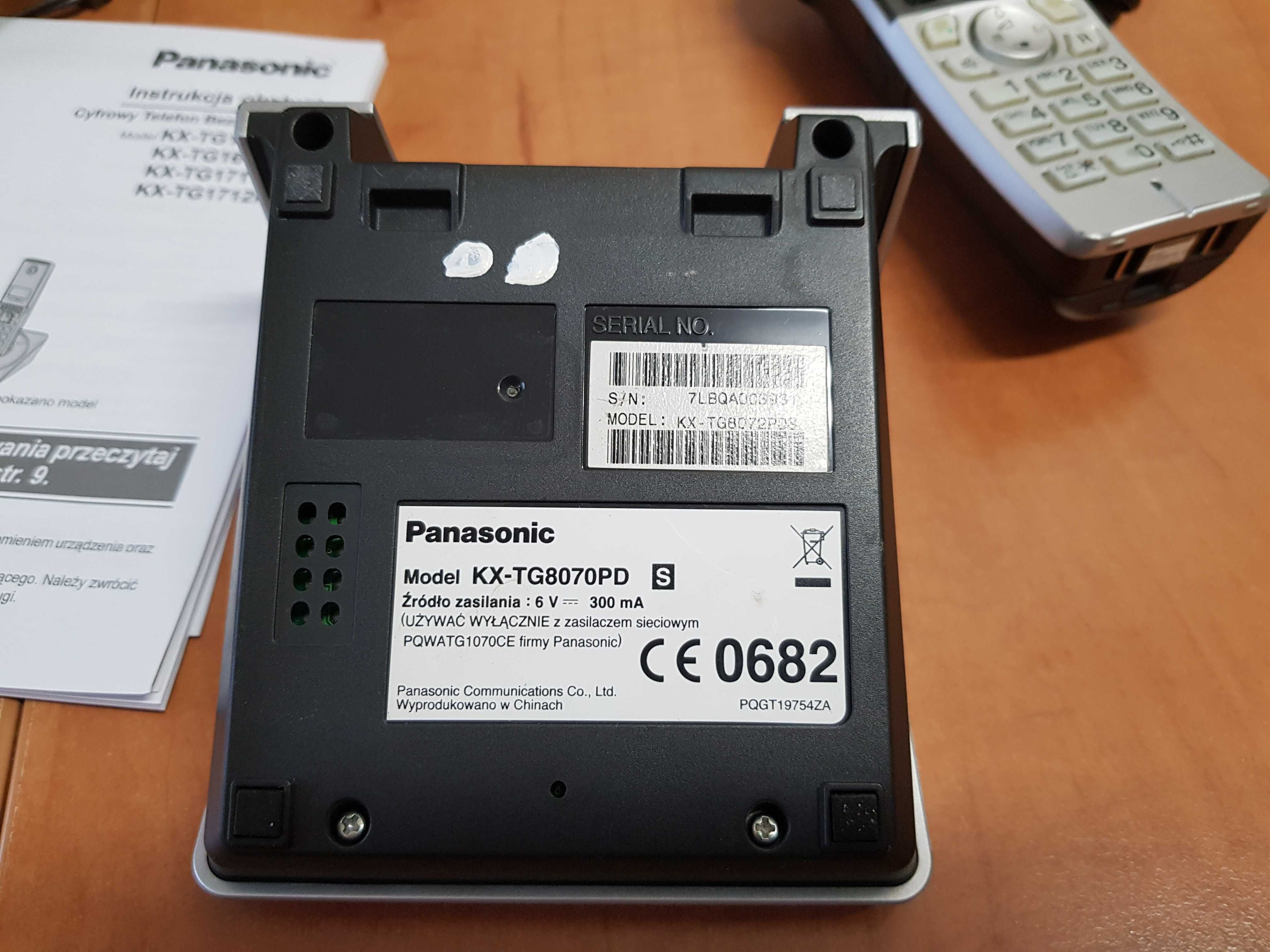 Telefon bezprzewodowy Panasonic KX-8070PD