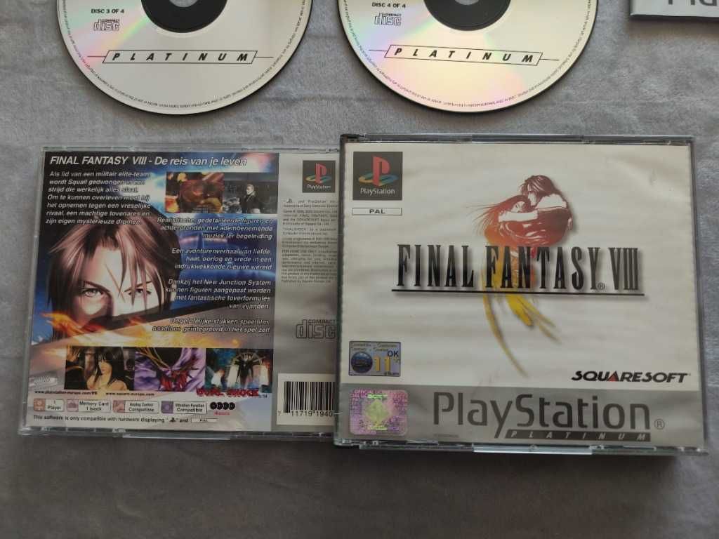 Final Fantasy VIII 8 Platinum PS1 PlayStation 1