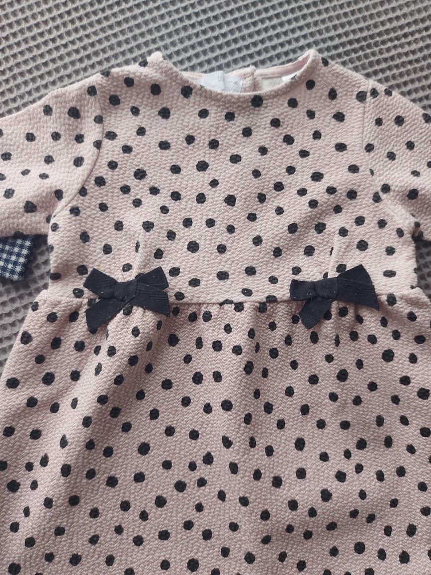 Zestaw 2 sukienek zara rozm. 87