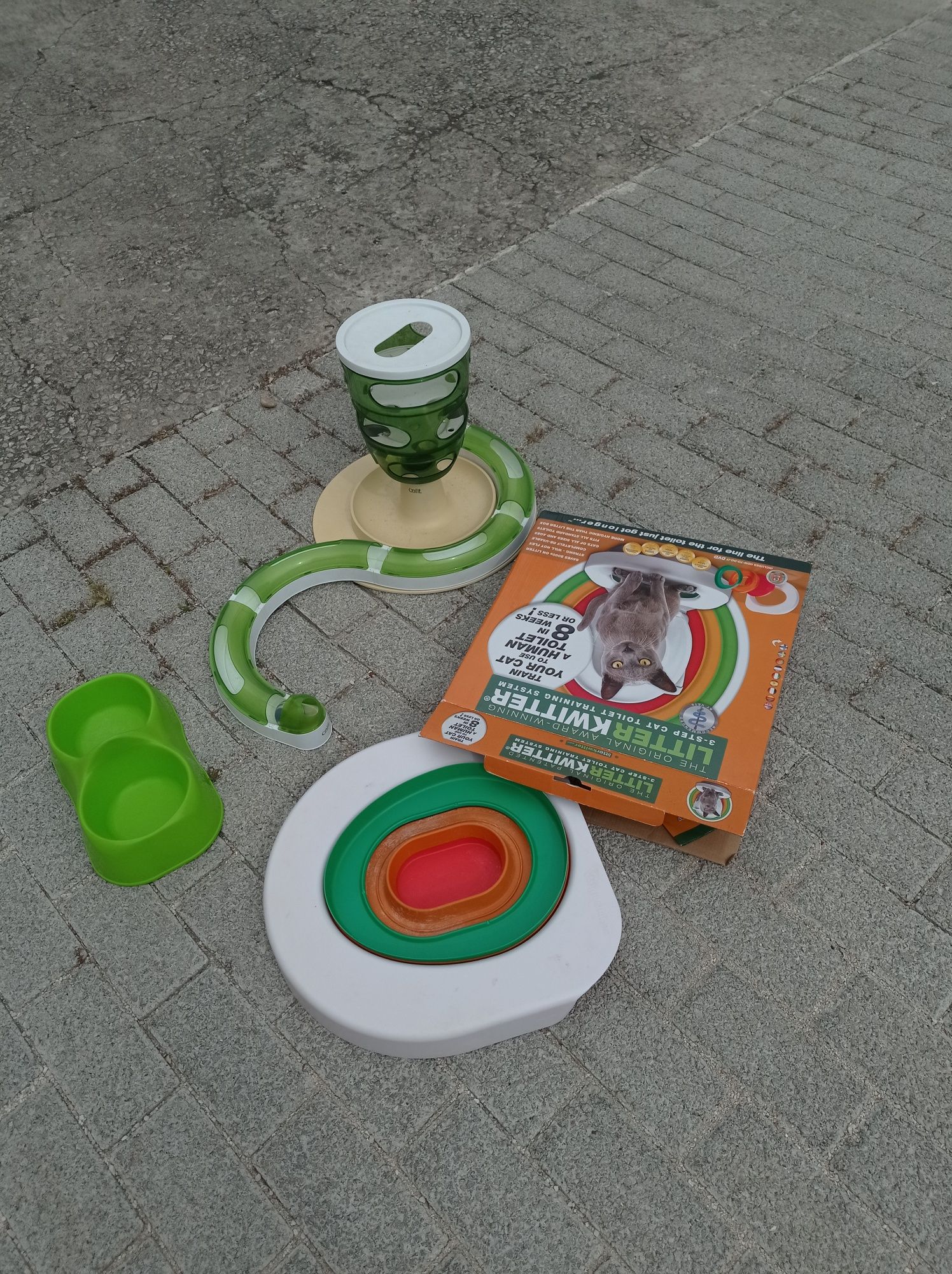 Pack 3 utilitários para gatos - Catit senses + Litter kwitter