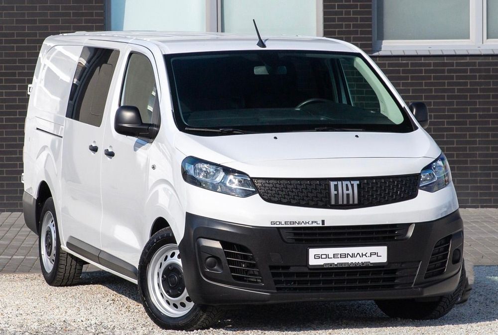 Fiat Scudo 6-OSÓB L3H1 BRYGADÓWKA *Maxi*  PROFESSIONAL. Wszechstronny i wygodny. Składana zabudowa z 3-6 miejsc