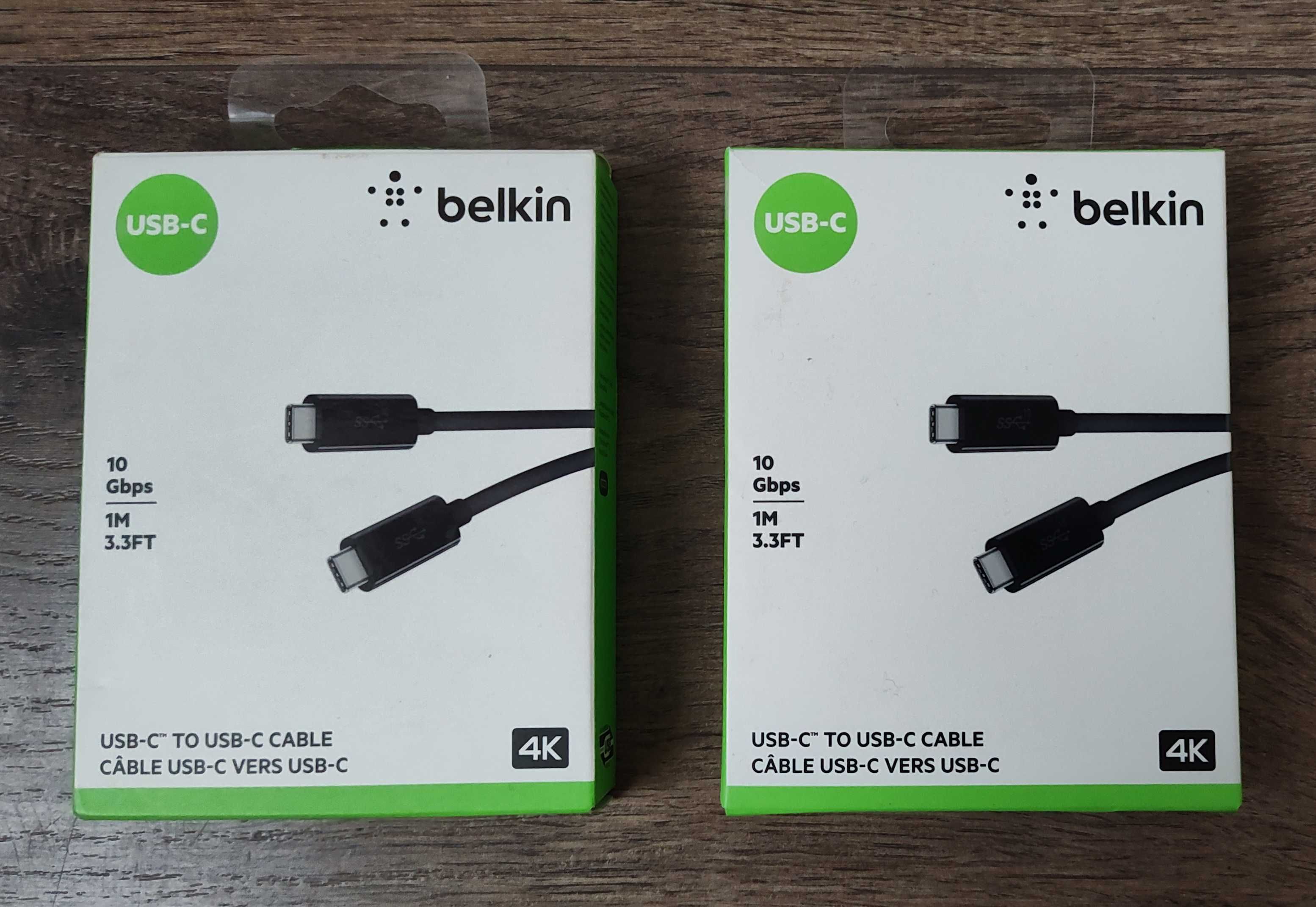 Топовый кабель Belkin USB 3.1 10 Gbps USB-C to USB-C 1 m