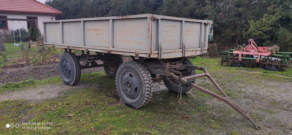 Przyczepa metalowa podłoga stal 3mm