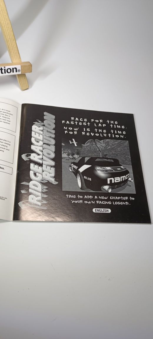 Ridge Racer Revolution instrukcja książeczka manual Ps1 Psx PsOne
