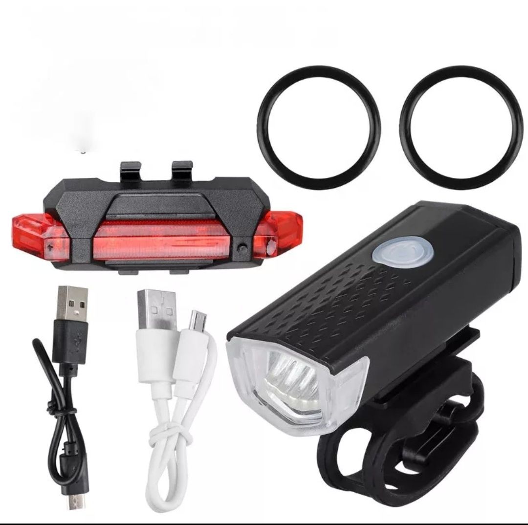 Kit de luzes para bicicleta