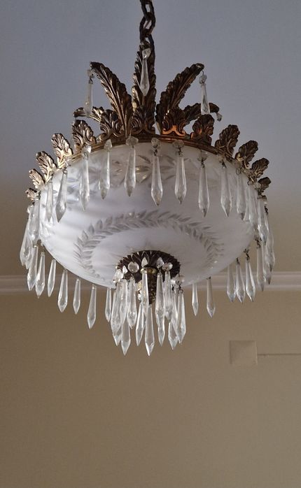 Lustre decorativo de época