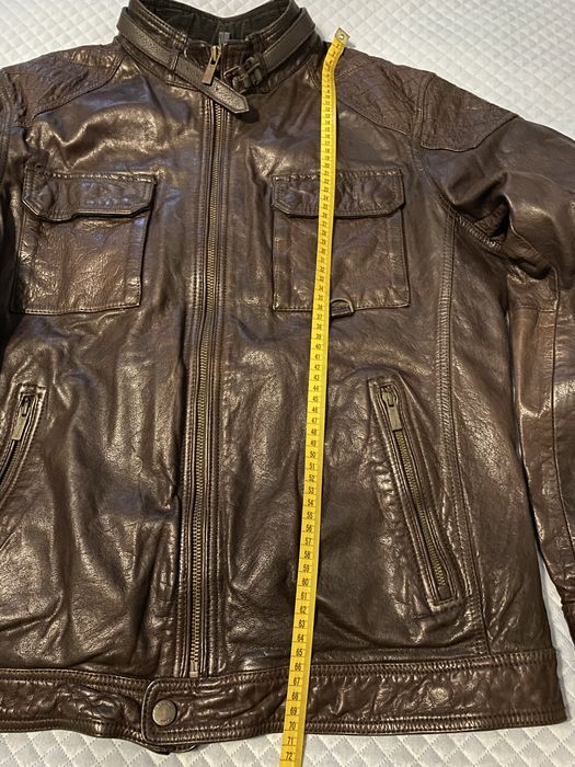 Kurtka skórzana męska Massimo Dutti