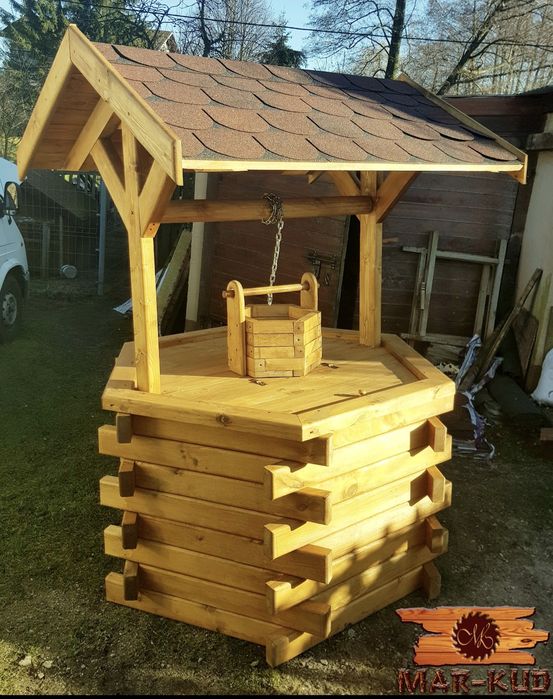 Zabudowa studni, dryny,