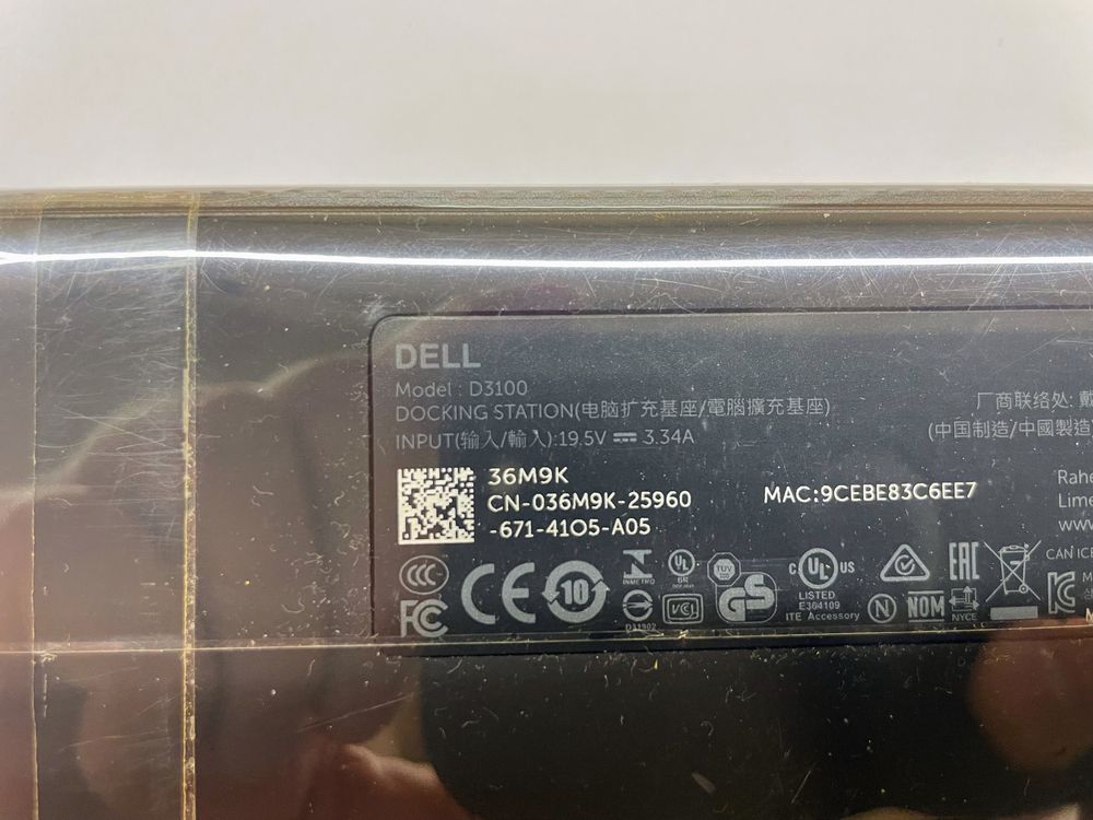 Stacja dokująca Dell D3100