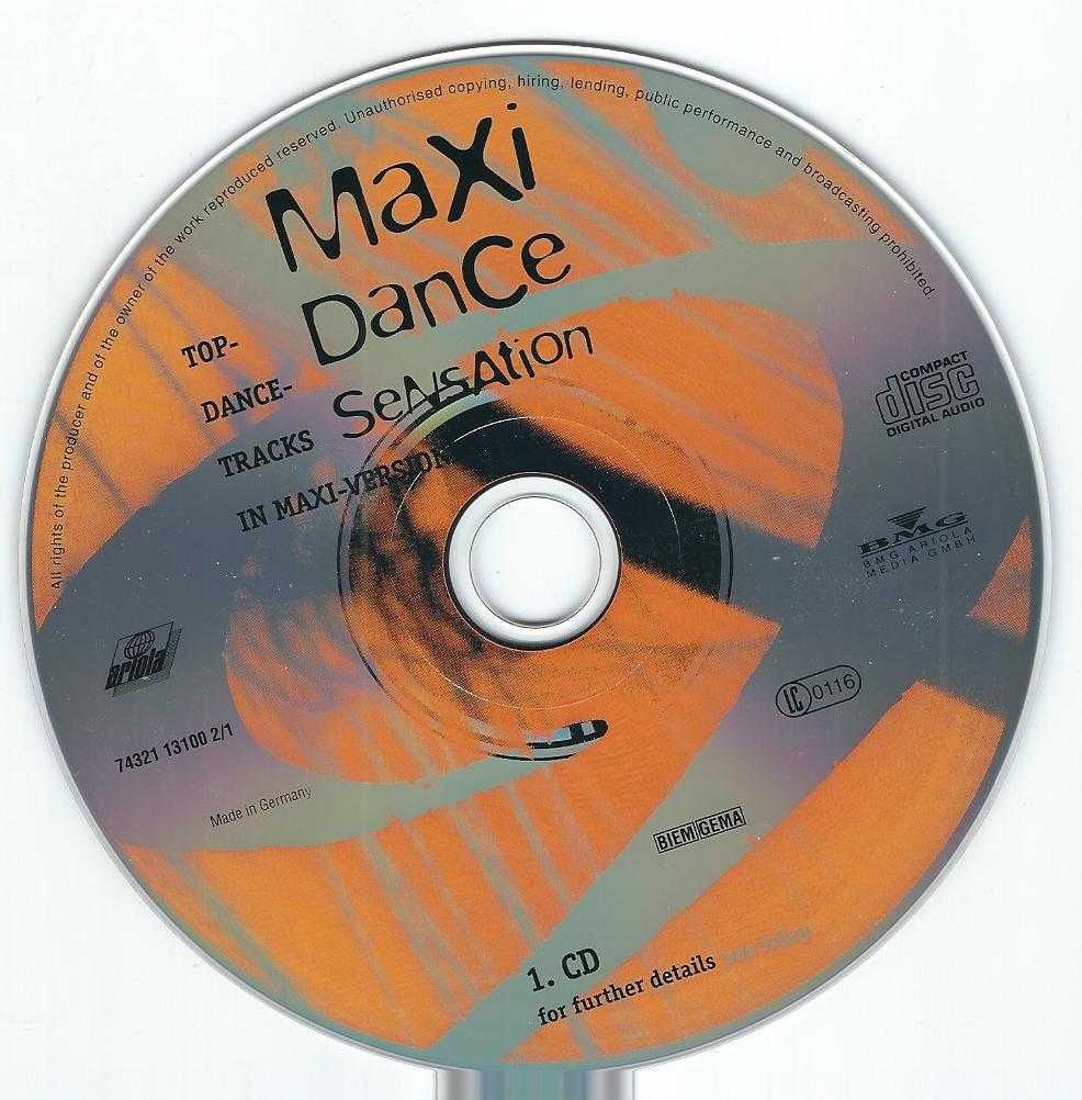 2 CD VA - Maxi Dance Sensation 9 (1993) (Ariola)