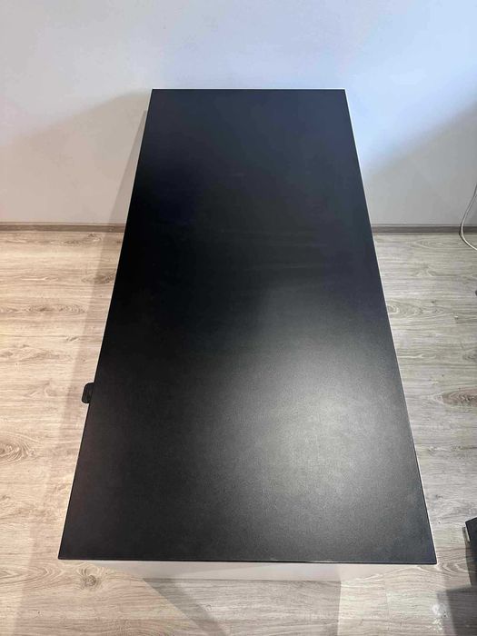 Biurko VOX duże, czarno-białe