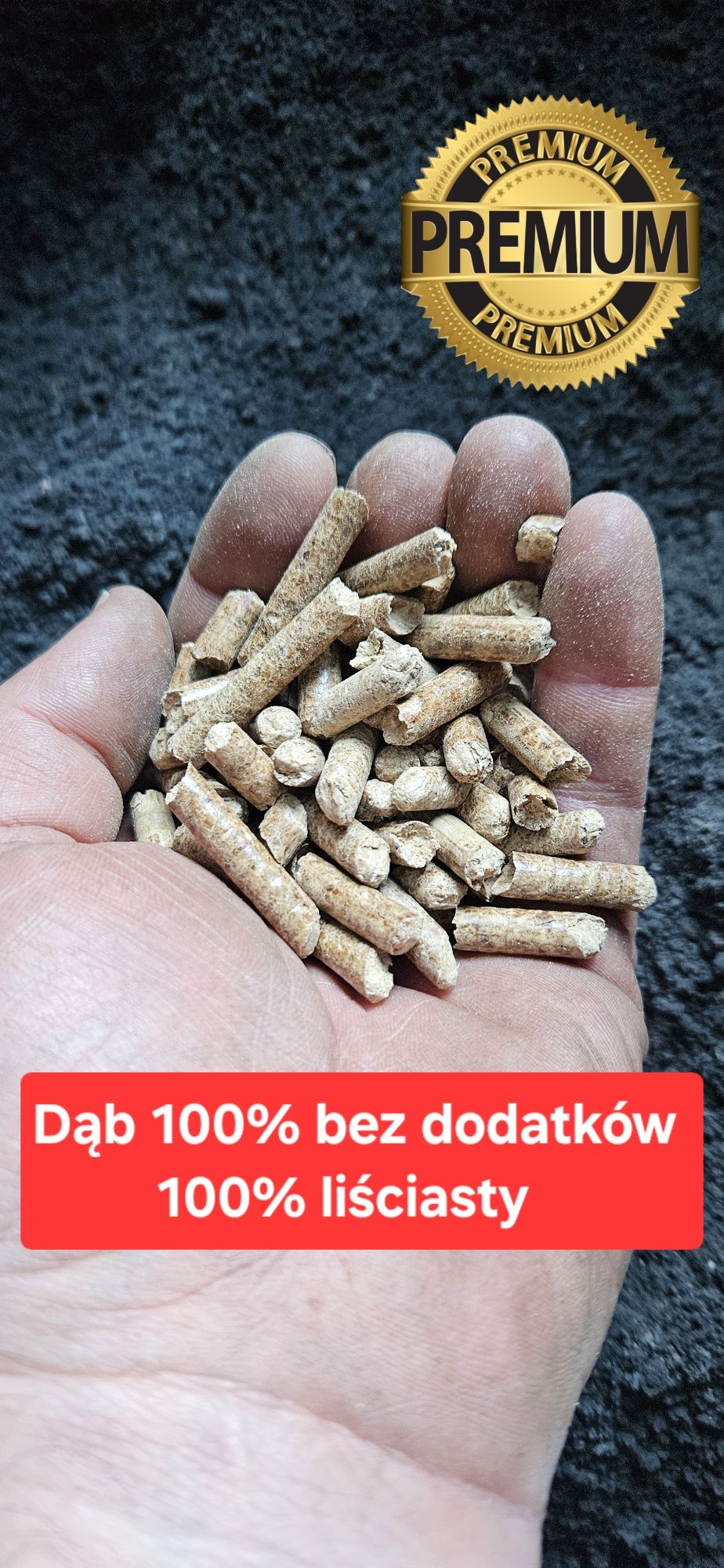 Dębowy 100% pelet drzewny OGNISTY pellet!!!  jak węgiel