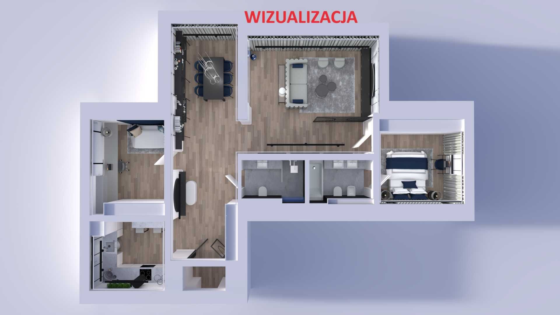 Mieszkanie na sprzedaż, Płock, Podolszyce, Cztery pokoje, 72 mk,