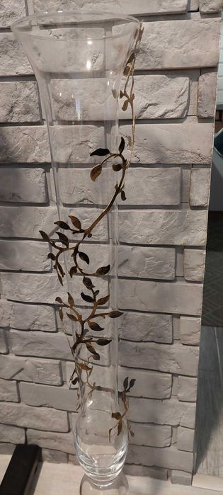 Wazon szklany ozdobny