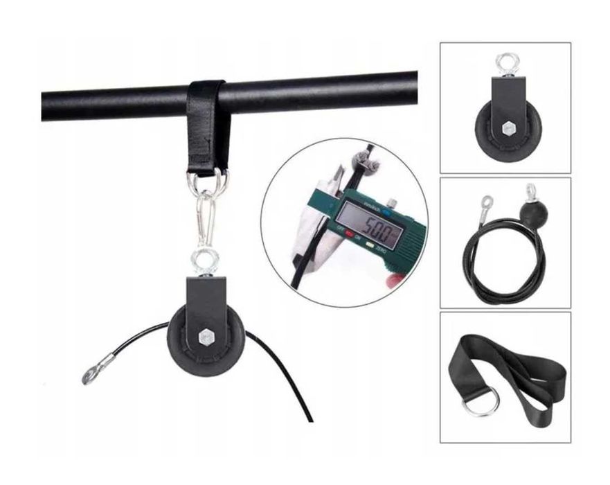 Wyciąg górny dolny zestaw domowy do ćwiczeń 110 kg POZ