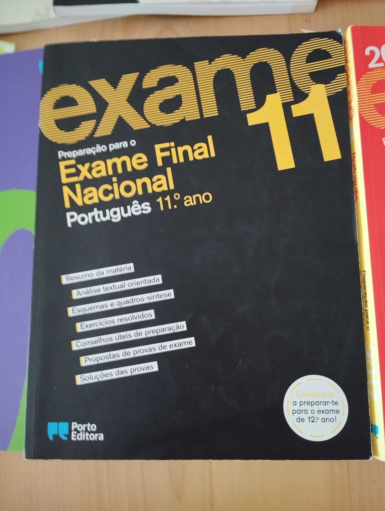 Livro Preparar para os exames Português 12° Porto Editora