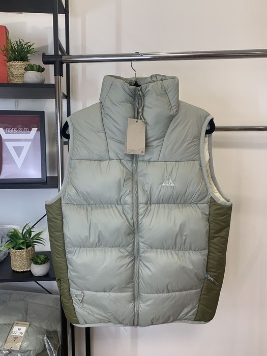 Жилетка,камізелька, Nike ACG,Найк, АСГ,на осінь,зелена,чорна