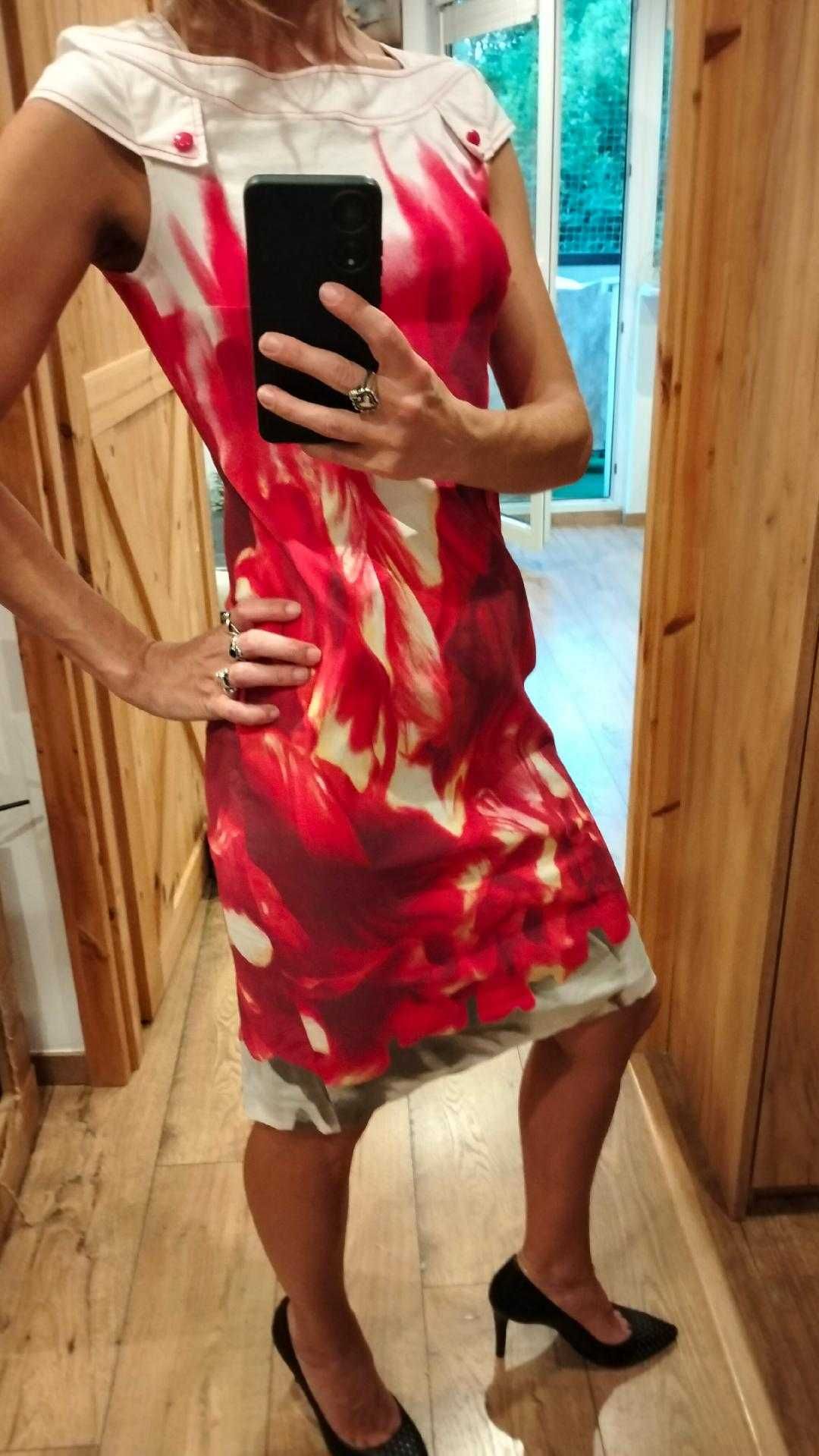 Sukienka w kwiaty vintage niepowtarzalny styl na lato