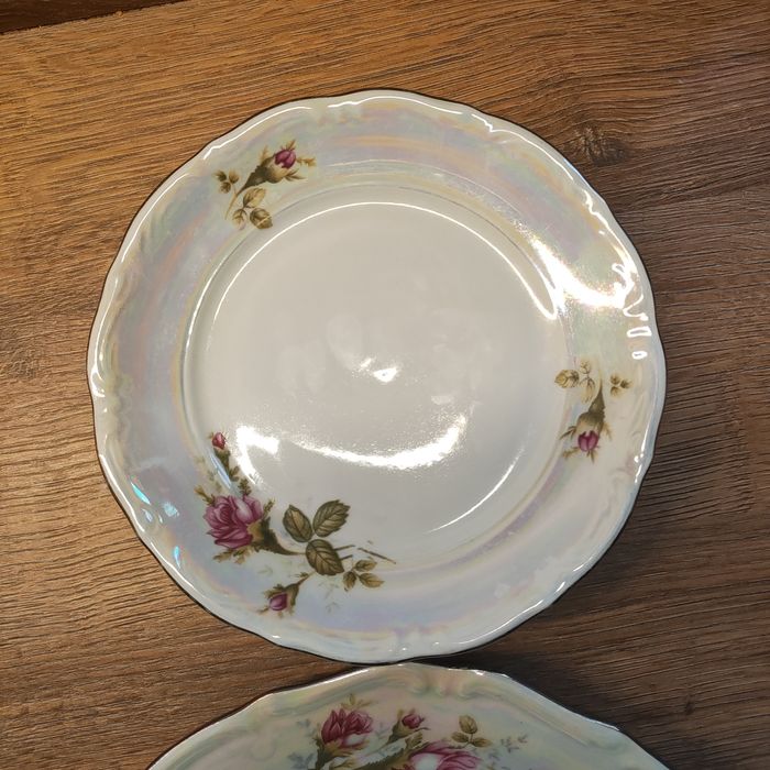 Talerze porcelana Wałbrzych