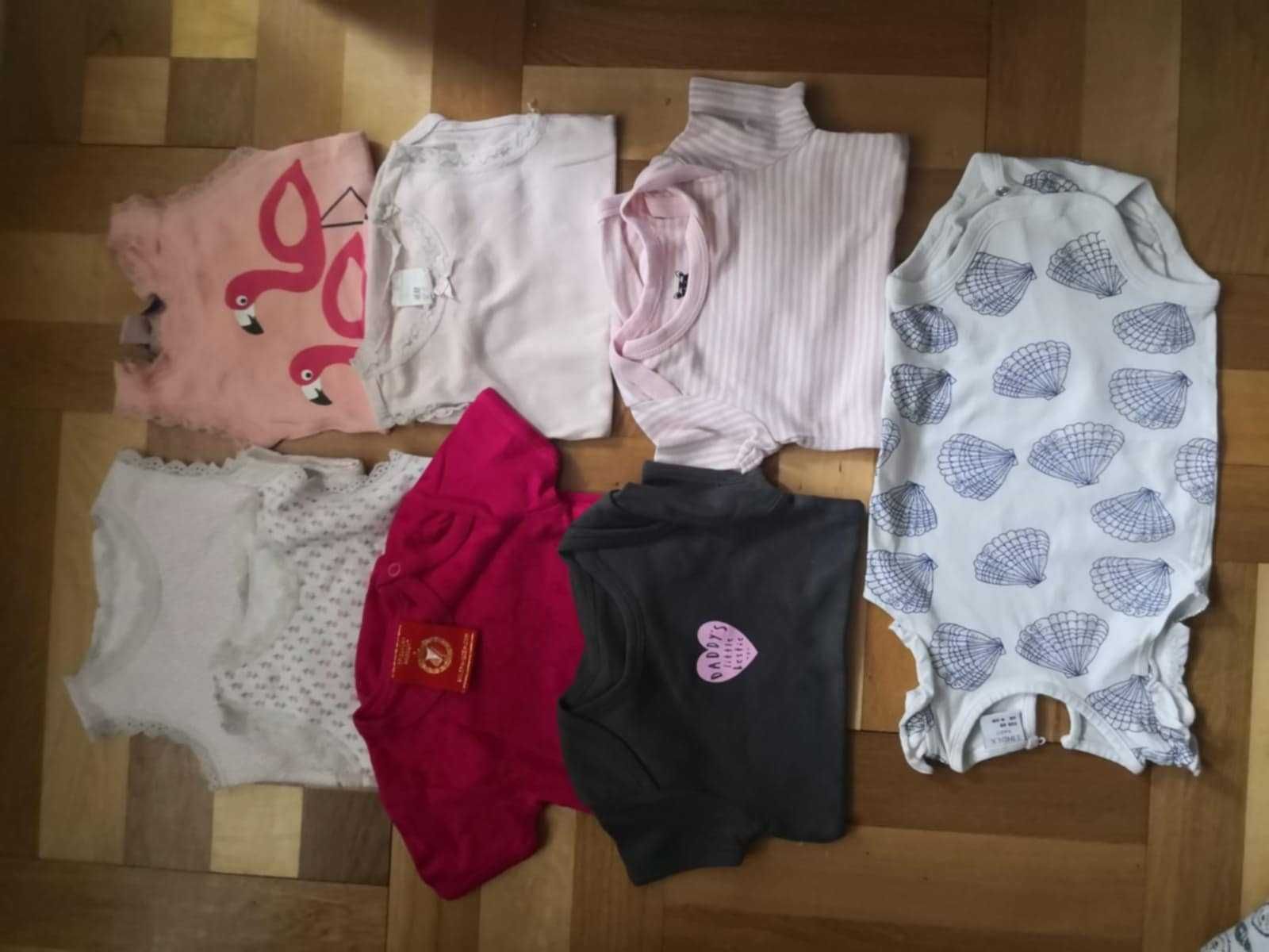 Zestaw paka letnich ubrań dla dziewczynki r 68