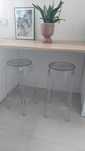 Dwa stołki barowe Charles Ghost Kartell
