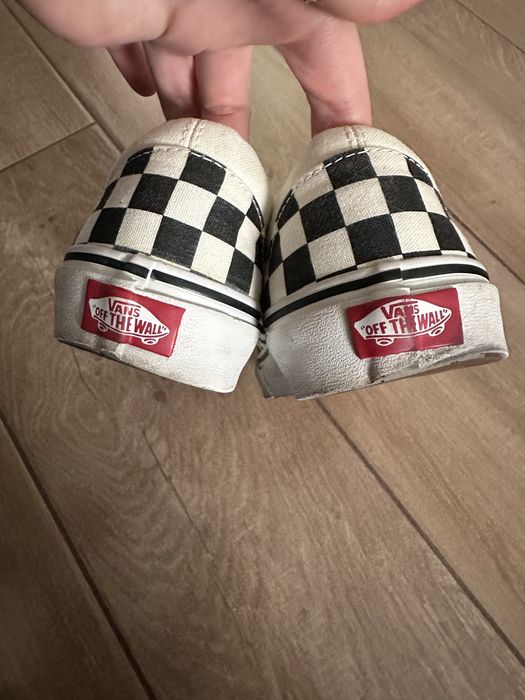Vans buty slip on checkerboard