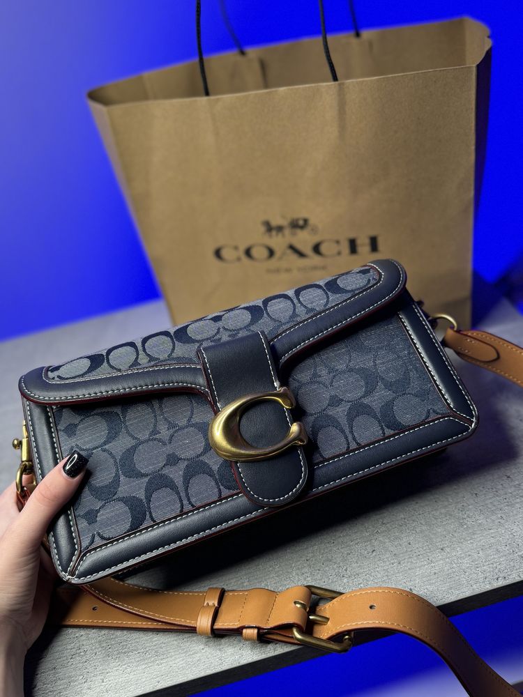 Сумка джинсовая сумка coach