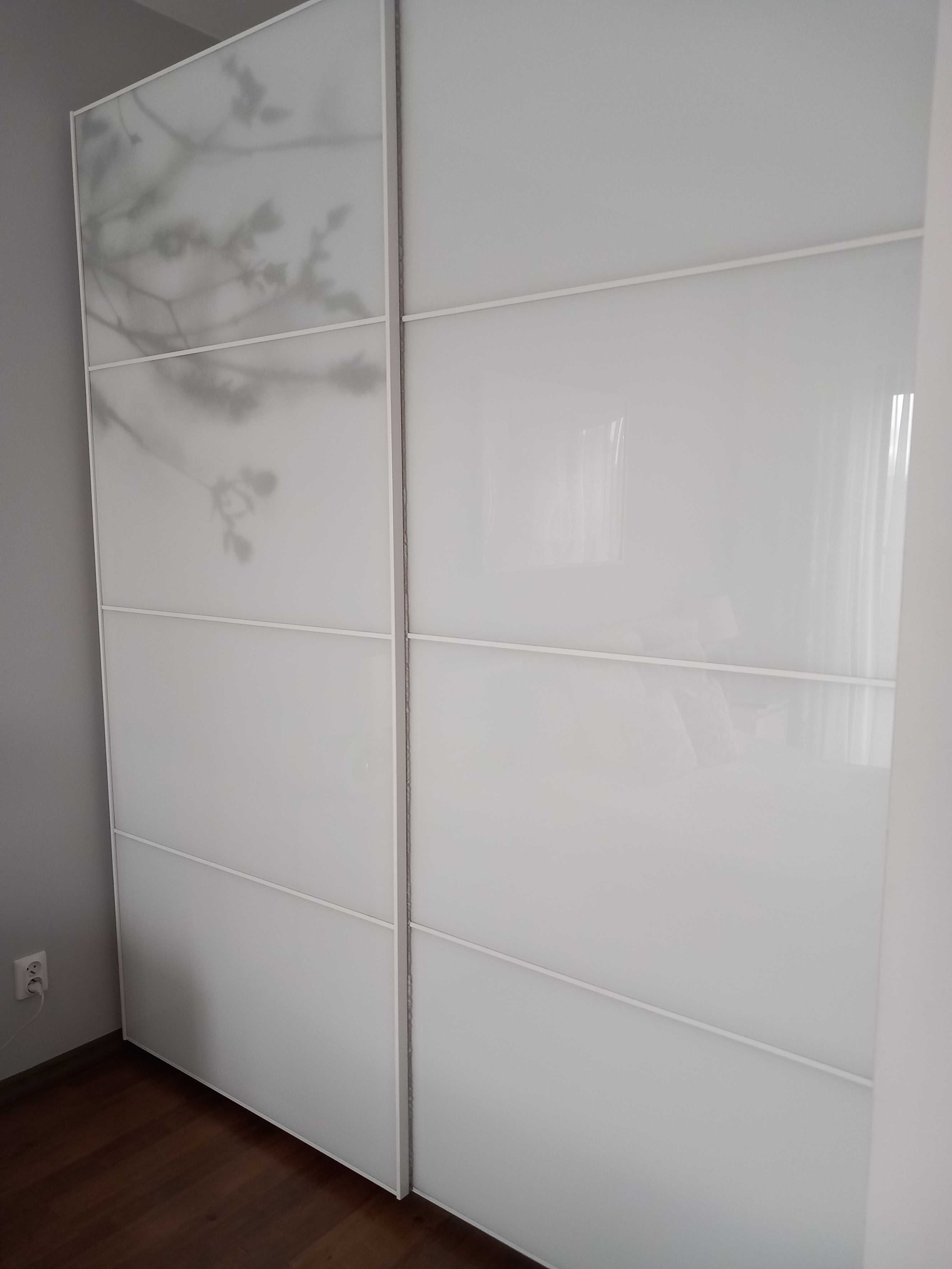 4 panele szklane do drzwi przesuwnych IKEA TONNES 100x236