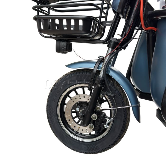 ‼️Электротрайк 2000W-72V-28Ah шини 10"